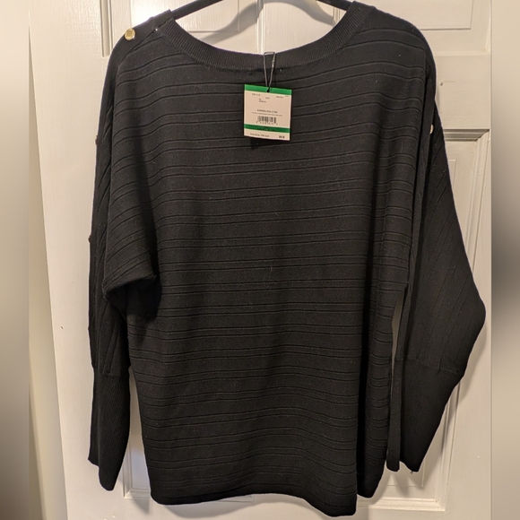 Anne Klein tunic sweater (L) NWT - Picture 2 of 4